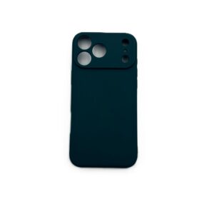 Θήκη Σιλικόνης για iPhone 17 Pro Max Soft Matte κυπαρισσί