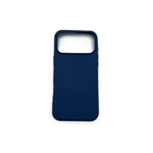 Θήκη Σιλικόνης για iPhone 17 Pro Max Soft Matte μπλε