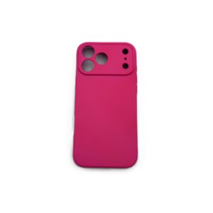 Θήκη Σιλικόνης για iPhone 17 Pro Max Soft Matte φούξια