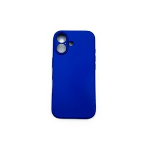 Θήκη Σιλικόνης για iPhone 17 Soft Matte μπλε μεταλλικό