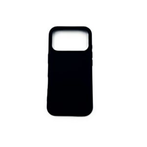 Θήκη Σιλικόνης για iPhone 17 Pro Soft Matte μαύρη