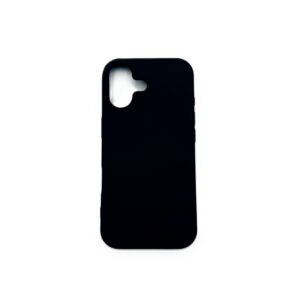 Θήκη Σιλικόνης για iPhone 17 Soft Matte μαύρη