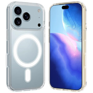 Διάφανη Θήκη Σιλικόνης Magsafe Για iPhone 17 Pro Max EU Blister