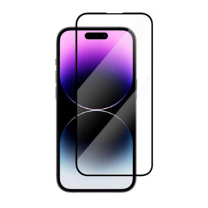 Τζαμάκι Προστασίας  Ολόκληρης Οθόνης 9D Apple iPhone 15 Plus/ 15 Pro Max/ 16 Plus Μαύρο (Full Tempered Glass) EU