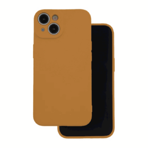 Θήκη για iPhone 15 Σιλικόνης TPU Soft Touch (σκούρο μπεζ)