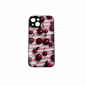 Θήκη Σιλικόνης για iPhone 14 με σχέδιο Cherry