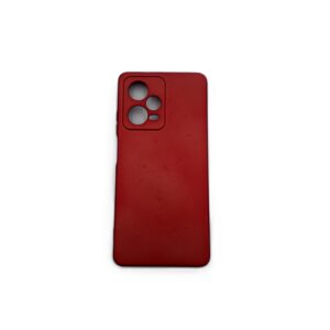 Θήκη Σιλικόνης High Quality - Redmi Note 12 Pro 5G- metalic red