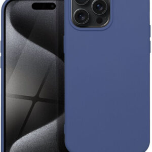 Θήκη Σιλικόνης για iPhone 15 Pro - μπλε