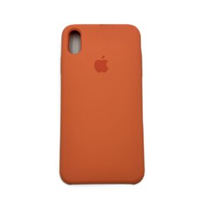 Θήκη Σιλικόνης για iPhone XS Max - πορτοκαλί