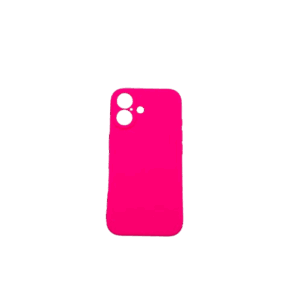 Θήκη Σιλικόνης για iPhone 16 - neon pink