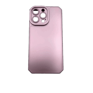 Θήκη Metallic με γωνίες για iPhone 14 Pro Max - ροζ