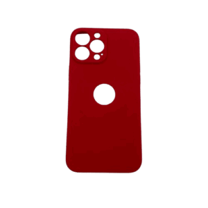 Θήκη Σιλικόνης για iPhone 13 Pro Max - κόκκινο