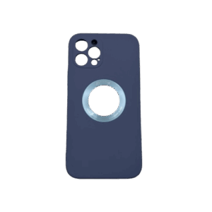 Θήκη Σιλικόνης με διάφανο κύκλο για iPhone 12 Pro- ραφ