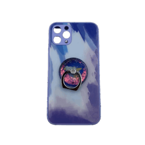 Θήκη Σιλικόνης με ring holder για iPhone 11 Pro - λιλά