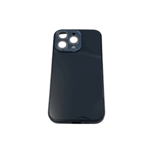 Θήκη Glass με τζαμάκι κάμερας για iPhone 15 Pro Max - μπλε