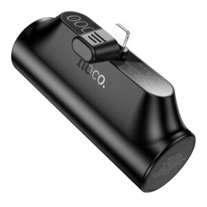 Hoco J147 powerbank 3000mAh with built-in connector Lightning black