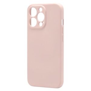 Θήκη Liquid Silicon inos Apple iPhone 13 Pro L-Cover Σομόν