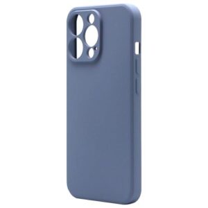 Θήκη Liquid Silicon inos Apple iPhone 13 Pro L-Cover Γκρι-Μπλε
