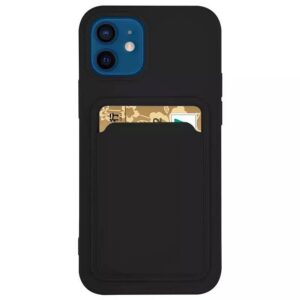 Θήκη iPhone 11 Pro Back Cover με Υποδοχή Κάρτας (μαύρη)
