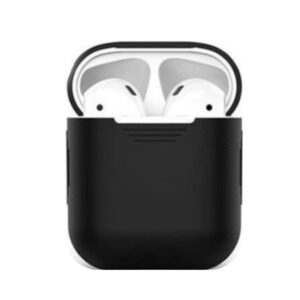 Θήκη για Airpods 1/2 Σιλικόνης (μαύρο)