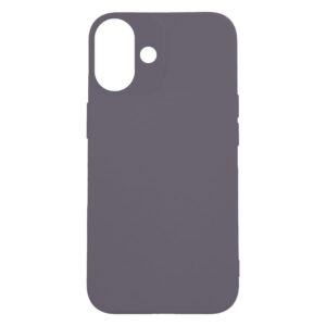 Θήκη για iPhone 16 Plus Σιλικόνης TPU Soft Touch (ανθρακί)
