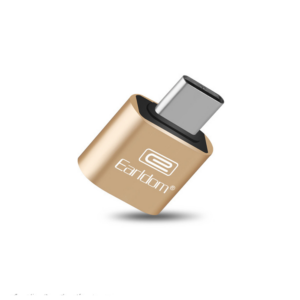 Αντάπτορας Earldom OTG OT01 USB 2.0 σε Type-C Χρυσό
