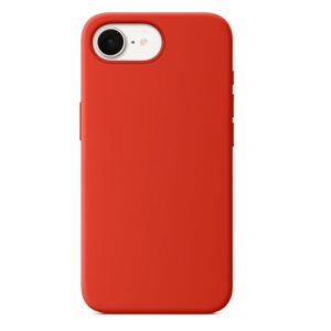 Θήκη Σιλικόνης MobiCase για iPhone 17 Pro Max Κόκκινη Soft Matte