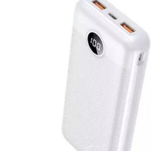 Power Bank Veger L20S 20000mAh Dual USB-A 20W White W2039PD