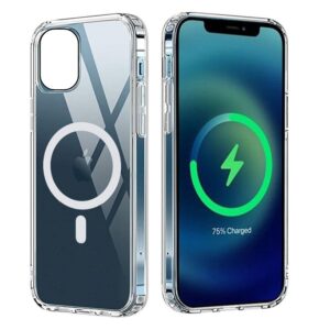 Θήκη για iPhone 16 Pro Max Mag Safe Back Cover Σιλικόνης (διάφανο)