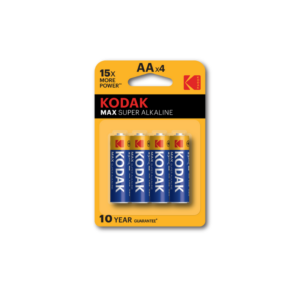 Battery AA Alkaline Kodak LR6 4pcs
